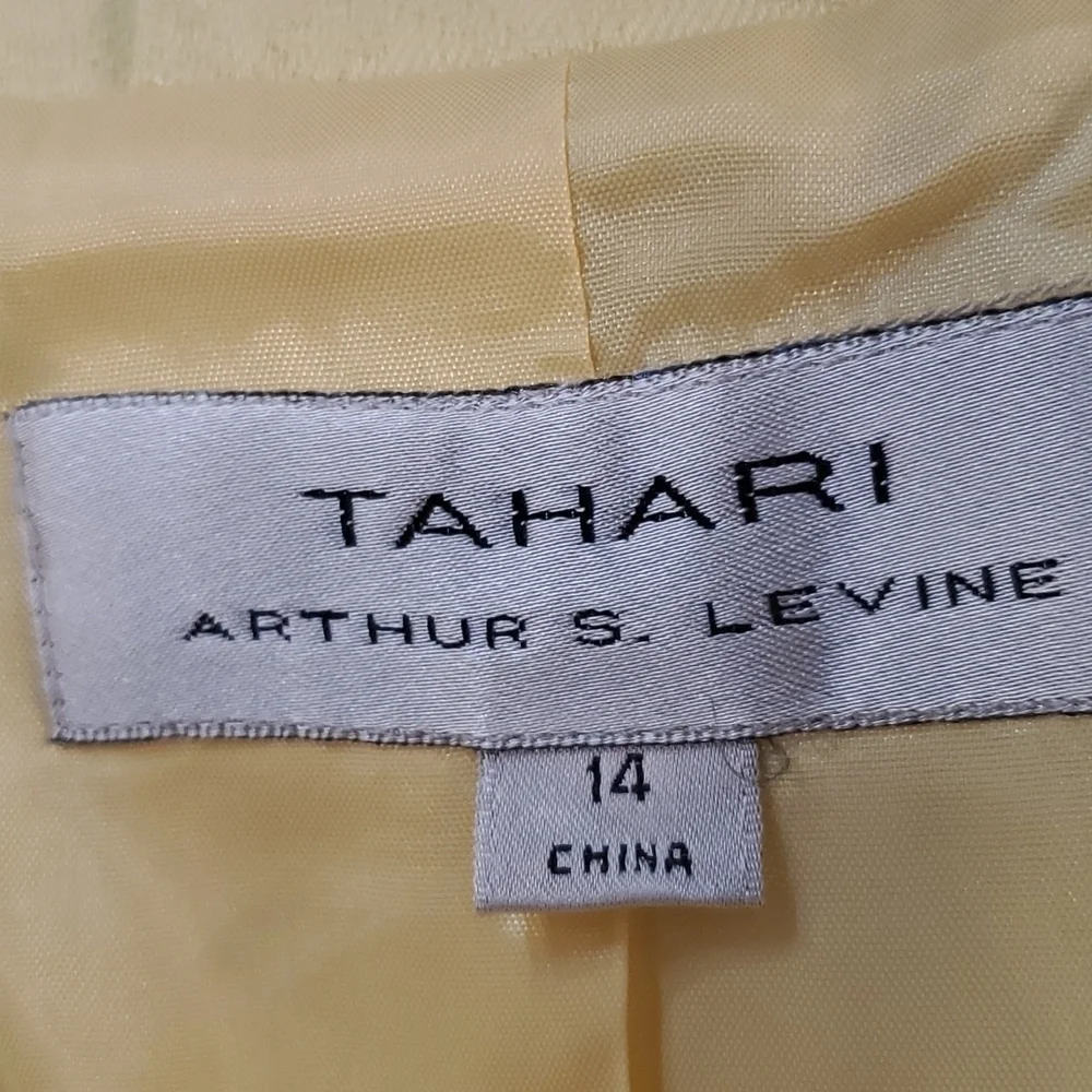 Tahari Tapestry Dress Jacket SZ 14